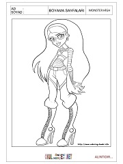 Monster High boyama sayfaları